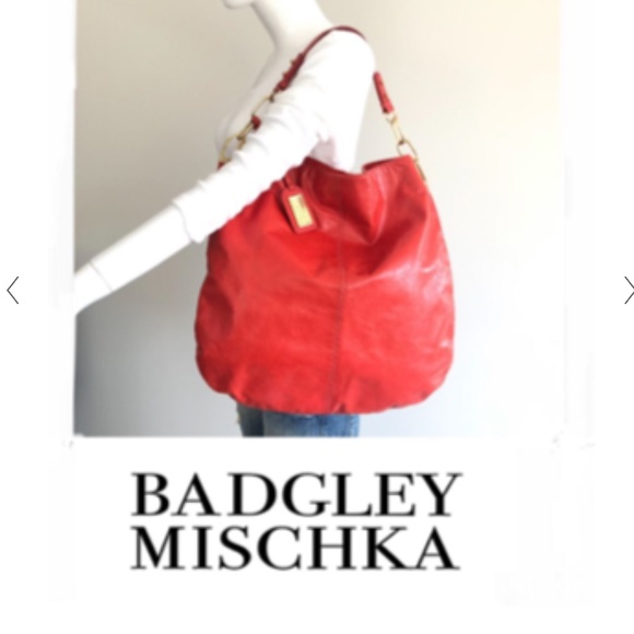 Badgley mischka black GAIA leather hobo bag - Picture 9 of 9